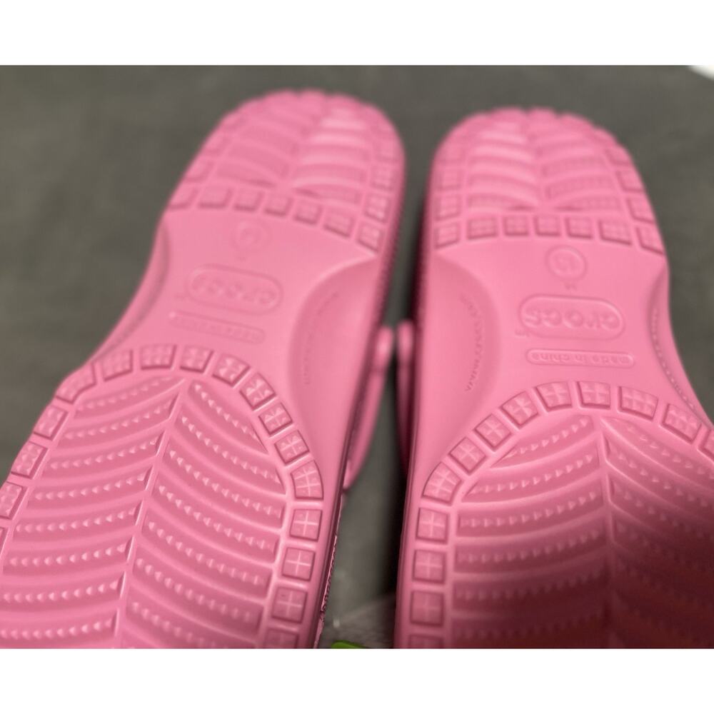 Crocs Classic Clog Authentic Shoe Style 10001 Taffy Pink Men's Size 13 - Picture 4 of 7